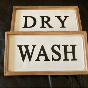 Metal decor signs approx 11x6